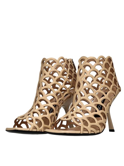 Leather ankle boots SERGIO ROSSI | B07130-MNAN07-5712-120BEIGE